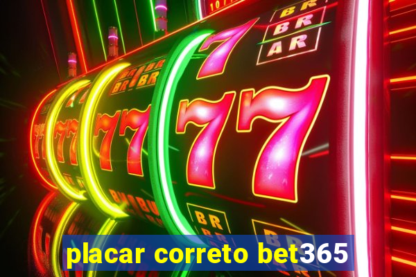 placar correto bet365