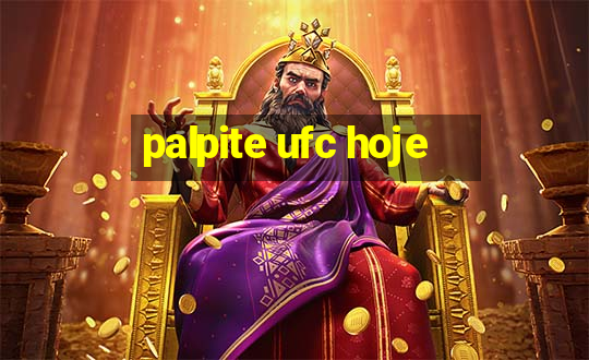 palpite ufc hoje