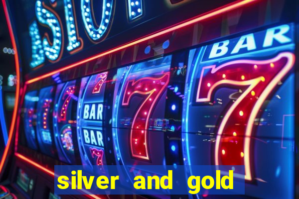 silver and gold slot machine