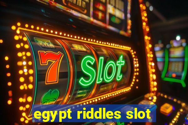 egypt riddles slot