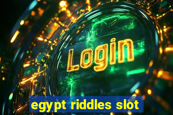 egypt riddles slot