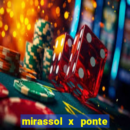 mirassol x ponte preta palpite