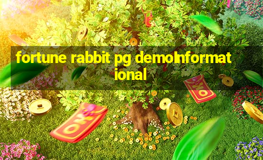 fortune rabbit pg demoInformational