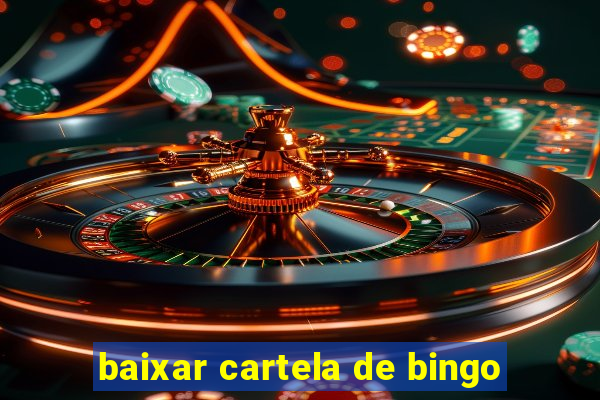 baixar cartela de bingo