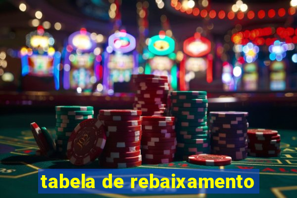 tabela de rebaixamento