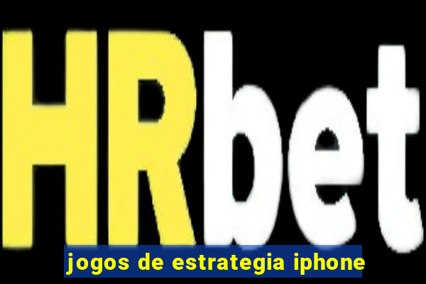 jogos de estrategia iphone