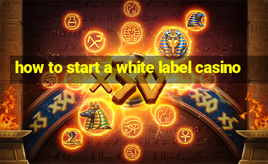 how to start a white label casino