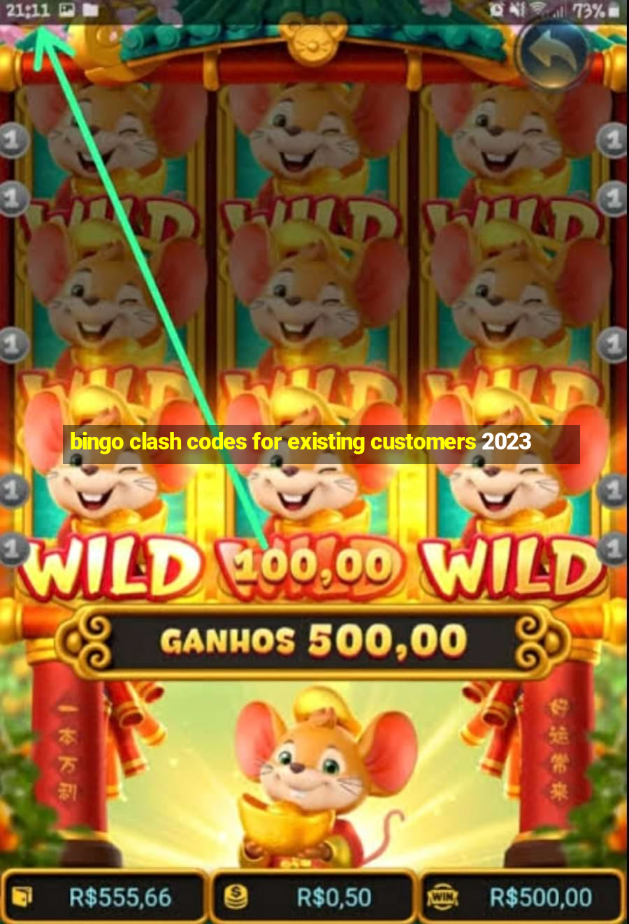 bingo clash codes for existing customers 2023