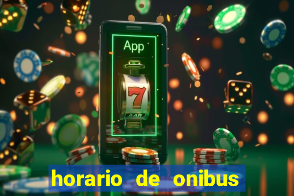 horario de onibus passaro marrom