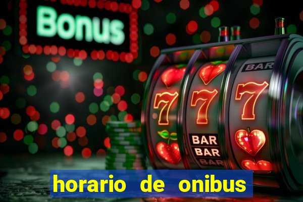 horario de onibus passaro marrom