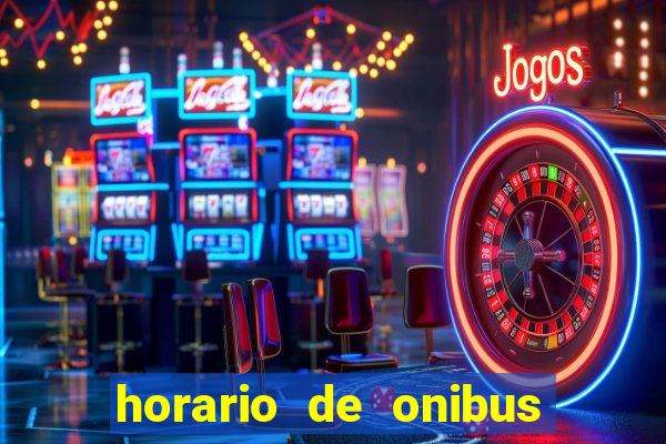 horario de onibus passaro marrom