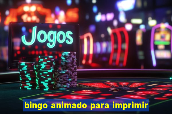 bingo animado para imprimir