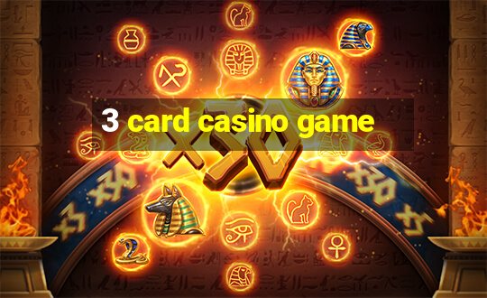 3 card casino game