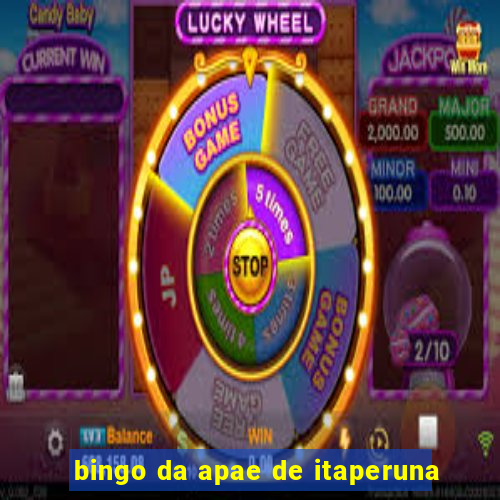 bingo da apae de itaperuna