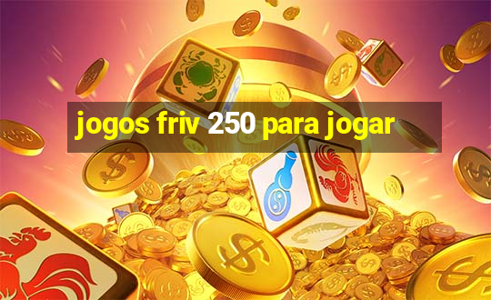 jogos friv 250 para jogar