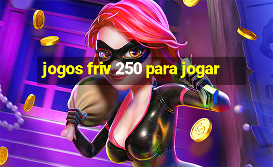 jogos friv 250 para jogar