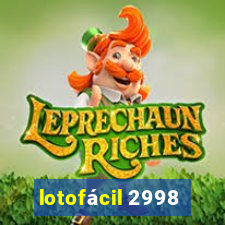 lotofácil 2998