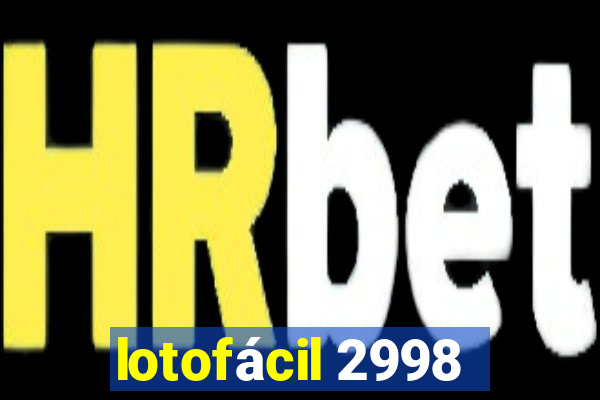 lotofácil 2998