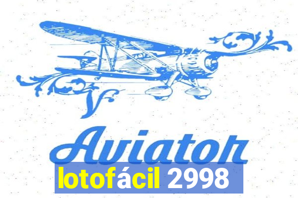 lotofácil 2998