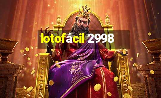 lotofácil 2998