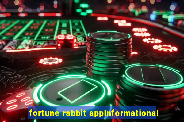 fortune rabbit appInformational