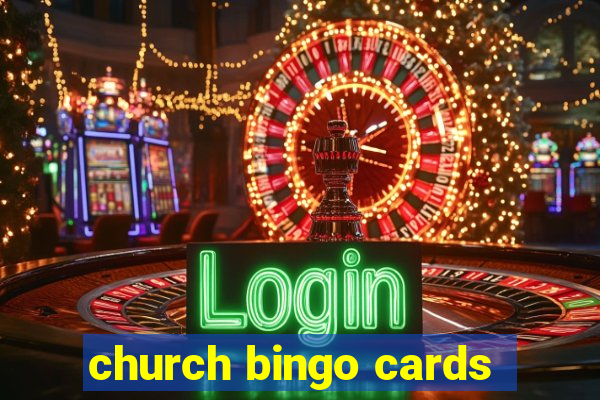 church bingo cards