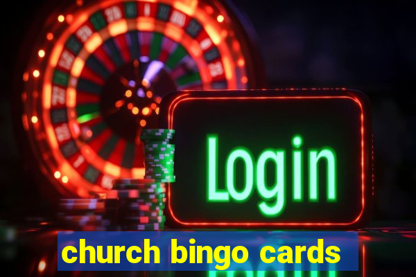 church bingo cards