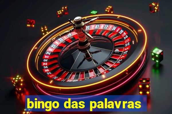 bingo das palavras