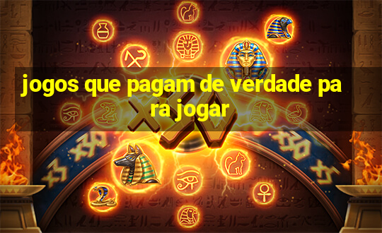 jogos que pagam de verdade para jogar