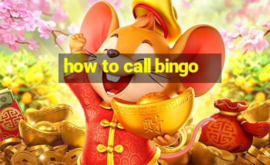 how to call bingo