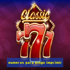 numeros para bingo imprimir