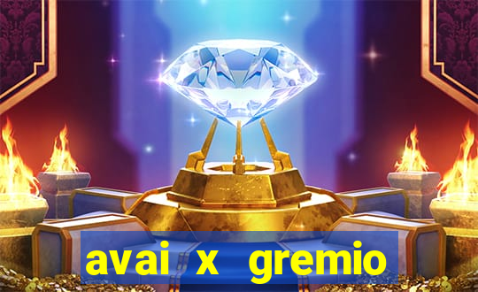 avai x gremio novorizontino palpite