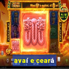 avaí e ceará