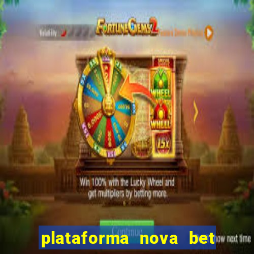 plataforma nova bet de 5 reais