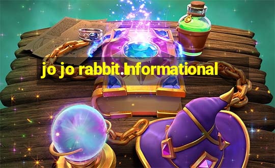 jo jo rabbit.Informational