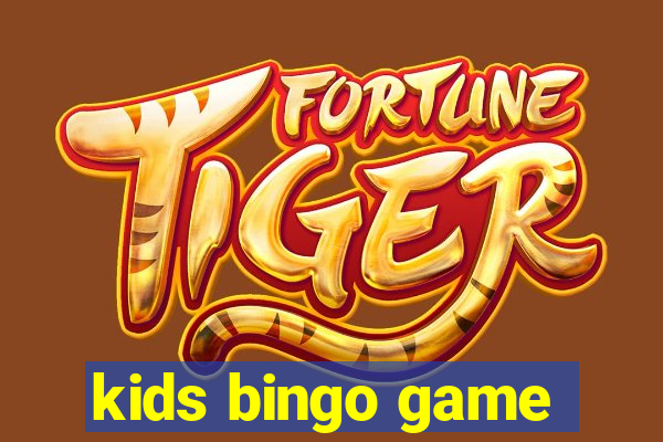 kids bingo game