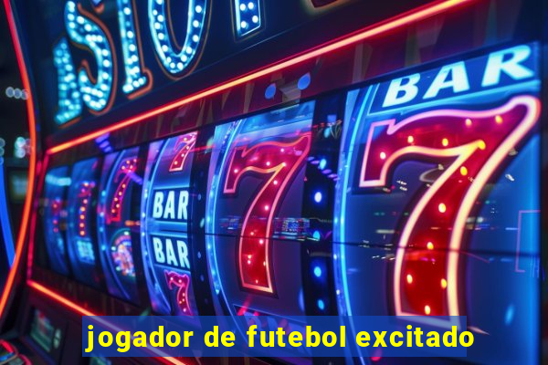 jogador de futebol excitado