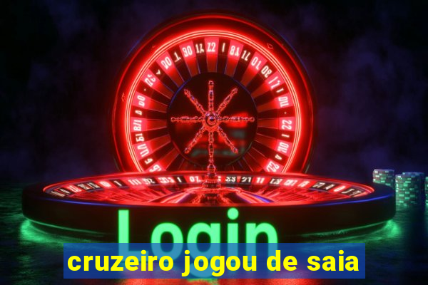 cruzeiro jogou de saia