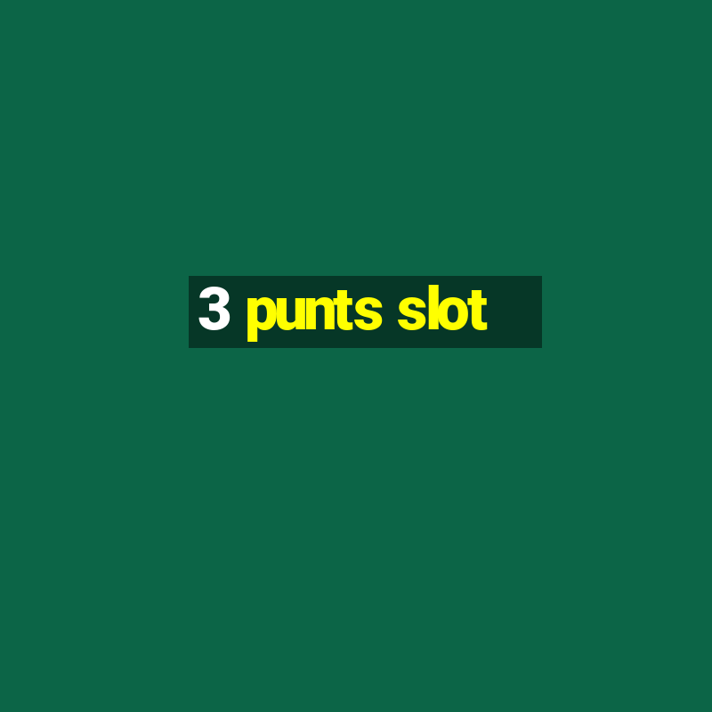 3 punts slot