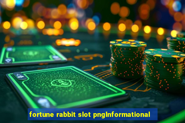 fortune rabbit slot pngInformational