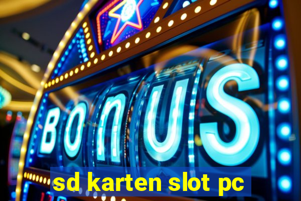 sd karten slot pc