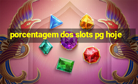 porcentagem dos slots pg hoje