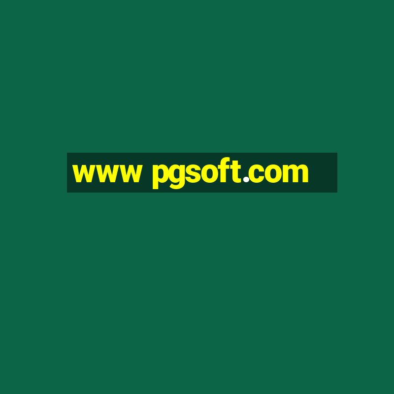 www pgsoft.com