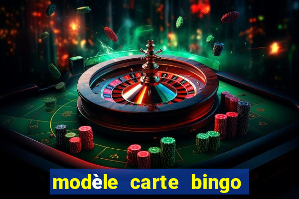 modèle carte bingo quarantaine gratuit