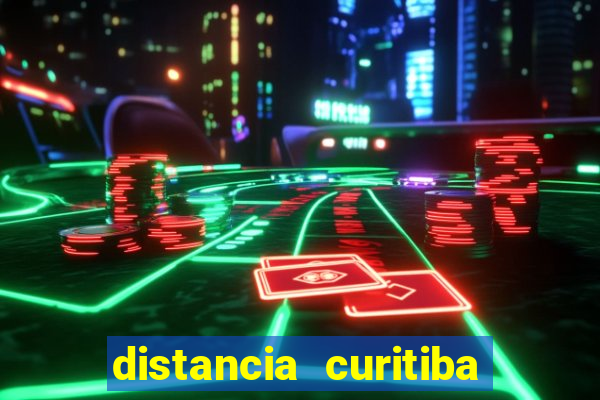 distancia curitiba a santos