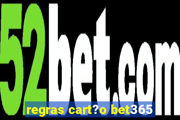 regras cart?o bet365