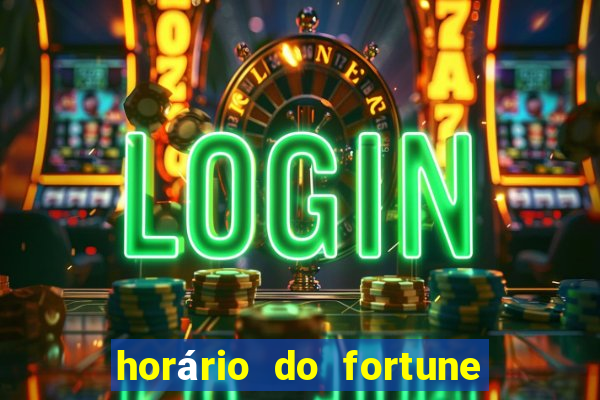 horário do fortune rabbit hoje