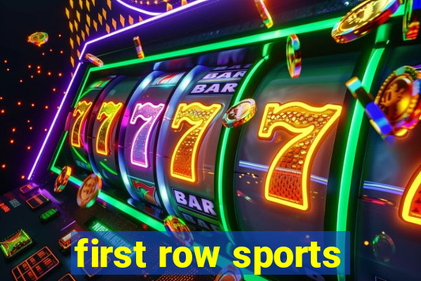 first row sports