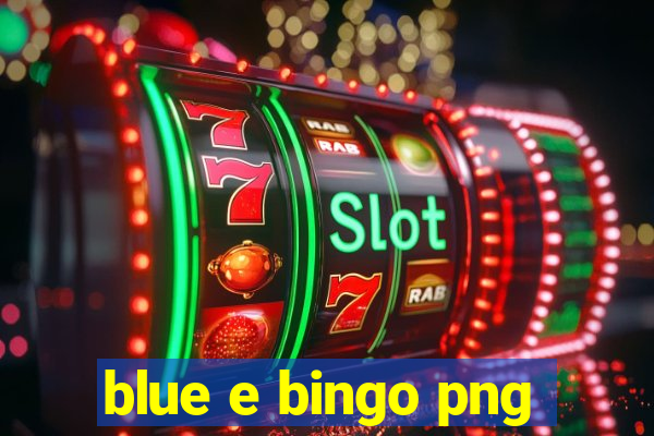 blue e bingo png