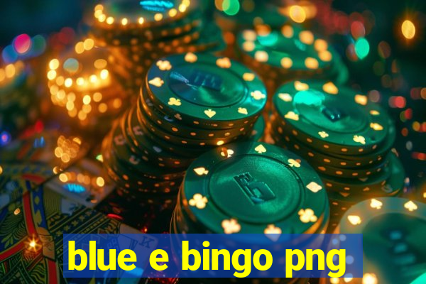 blue e bingo png